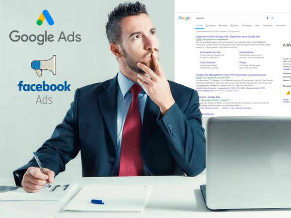 Invertir en Google Adwords y Facebook Ads